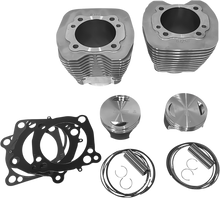 REVOLUTION PERFORMANCE, LLC Cylinder Kit - 98" - Big Bore - Natural Silver - Twin Cam RP201-110W