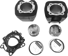 REVOLUTION PERFORMANCE, LLC Cylinder Kit - 113" - Big Bore - Black with Highlighted Fins - Screamin Eagle | CVO 110" Twin Cam RP201-174W
