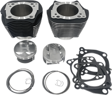 REVOLUTION PERFORMANCE, LLC Cylinder Kit - 124" - Big Bore - Black with Highlighted Fins - 107" M8 RP201-601W