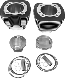 REVOLUTION PERFORMANCE, LLC Cylinder Kit - 117" - Black with Highlighted Fins - Twin Cam RP201-171W