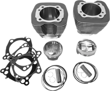 REVOLUTION PERFORMANCE, LLC Cylinder Kit - 117" - Granite with Highlighted Fins - Twin Cam RP201-171WG
