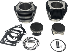 REVOLUTION PERFORMANCE, LLC Cylinder Kit - 139" - Black with Highlighted Fins - 107" M8 RP201-611W