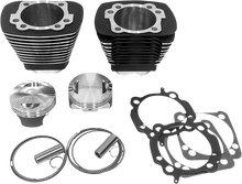 REVOLUTION PERFORMANCE, LLC Cylinder Kit - 90" - Black with Highlighted Fins - XL RP201-411W