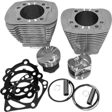 REVOLUTION PERFORMANCE, LLC Cylinder Kit - 85" - Big Bore - Natural Silver - Evolution Big Twin RP201-213W