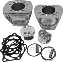 REVOLUTION PERFORMANCE, LLC Cylinder Kit - 92" - Big Bore - Natural Silver - Evolution Big Twin RP201-218W