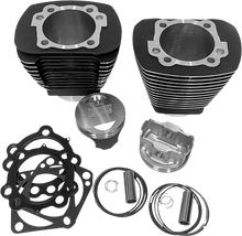 REVOLUTION PERFORMANCE, LLC Cylinder Kit - Monster Big Bore - 100" - Black w/Highlighted Fins - Evolution Big Twin '84-'99 RP201-210W
