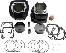 REVOLUTION PERFORMANCE, LLC Cylinder Kit - 131" - Black with Highlighted Fins - Twin Cam RP201-129W
