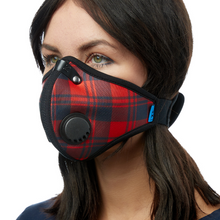 RZ MASK M2 Nylon Mask - Red Plaid - Large MK-DC39:25417