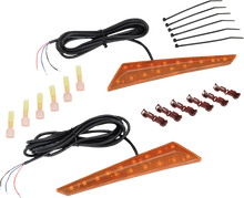 SHOW CHROME Mirror Turn Signals - Amber 41-206A
