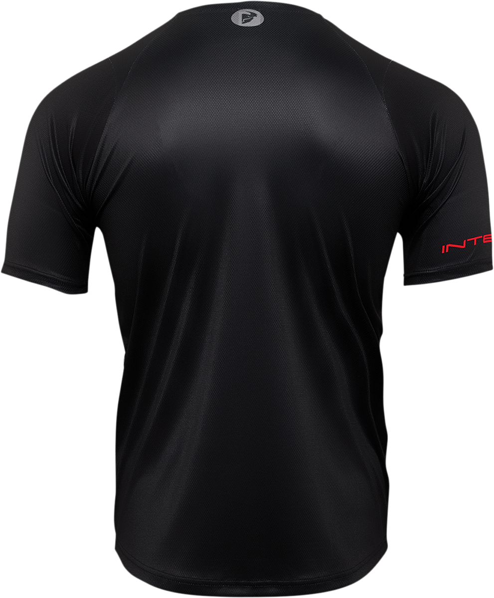 THOR Intense Assist Chex Short-Sleeve Jersey - Black/Gray - Medium 5120-0146