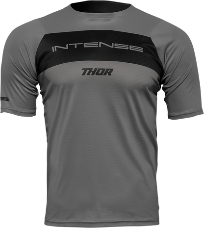 THOR Intense Assist Dart Short-Sleeve Jersey - Gray/Black - Medium 5120-0158