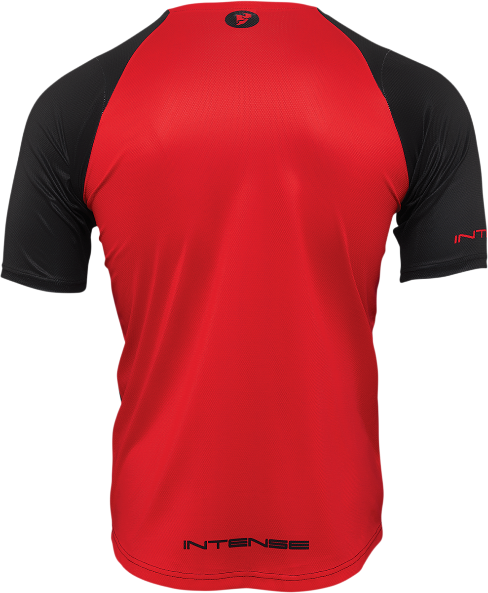 THOR Intense Assist Dart Short-Sleeve Jersey - Black/Red - XL 5120-0154