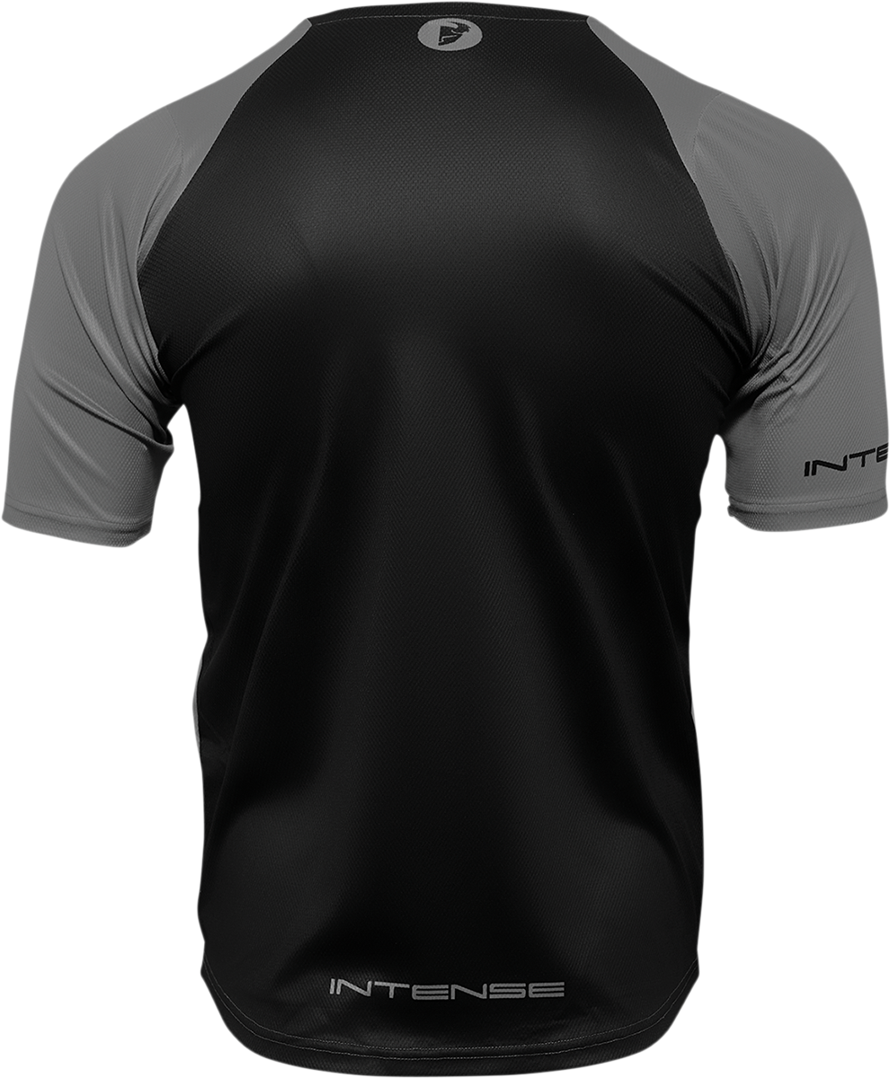 THOR Intense Assist Dart Short-Sleeve Jersey - Gray/Black - XS 5120-0156