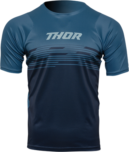 THOR Assist Shiver Short-Sleeve Jersey - Teal/Midnight - XL 5120-0166