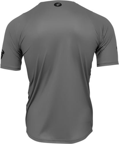 THOR Assist React Short-Sleeve Jersey - Gray/Purple - XS 5120-0174
