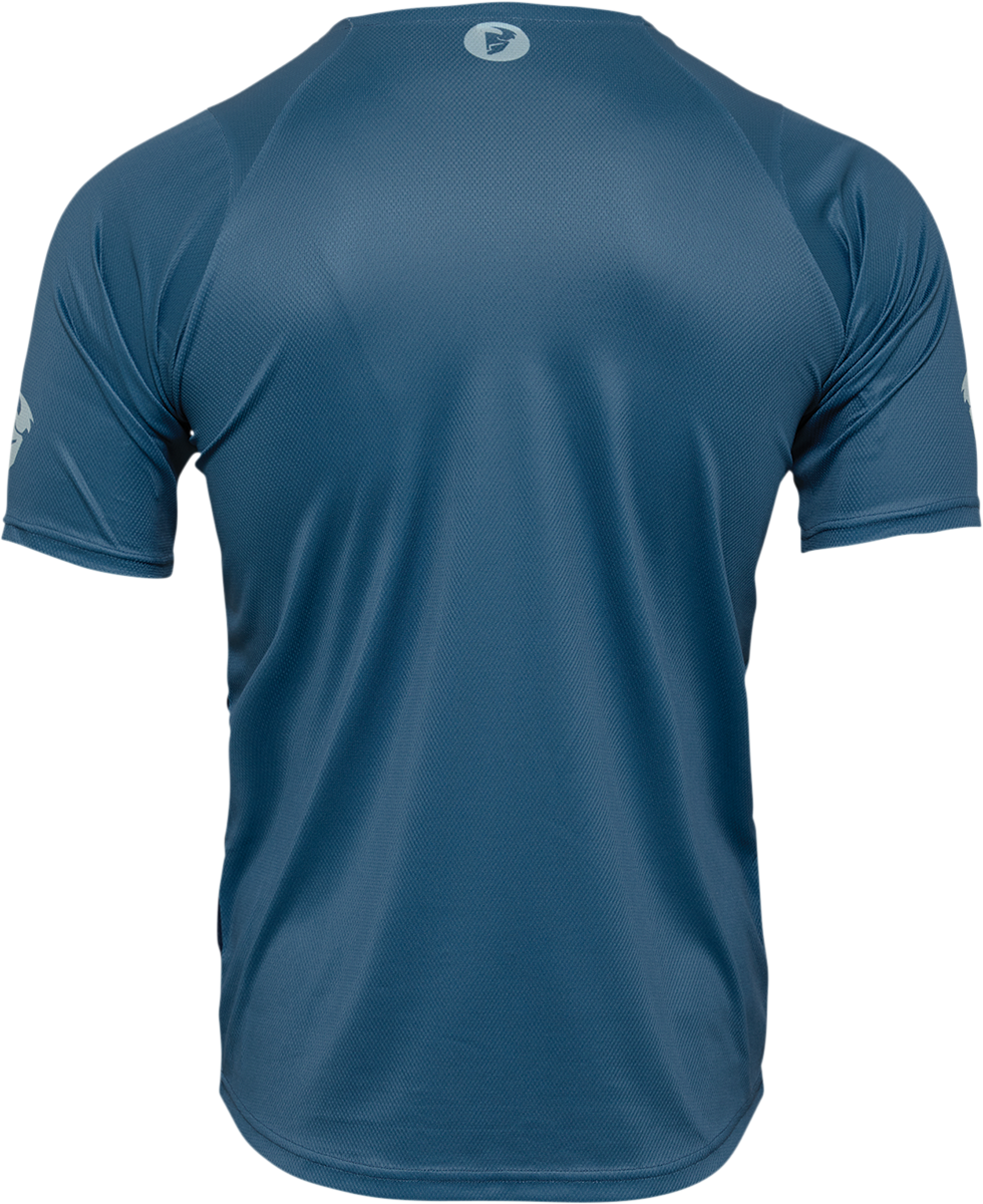 THOR Assist Shiver Short-Sleeve Jersey - Teal/Midnight - Large 5120-0165