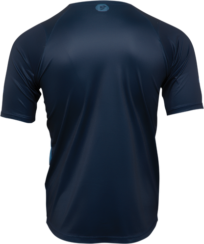 THOR Assist React Short-Sleeve Jersey - Midnight/Teal - XL 5120-0184
