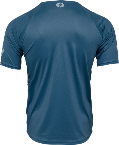 THOR Assist Shiver Short-Sleeve Jersey - Teal/Midnight - Small 5120-0163