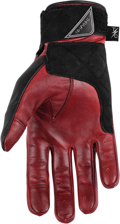 THRASHIN SUPPLY CO. Boxer Gloves - Red - Large TBG-02-10