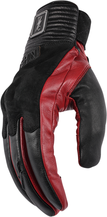 THRASHIN SUPPLY CO. Boxer Gloves - Red - Large TBG-02-10