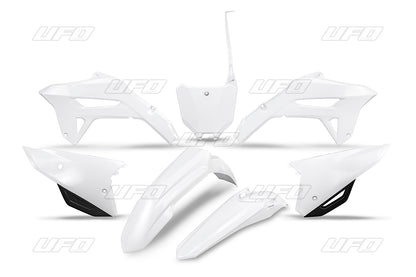 UFO Replacement Body Kit - White/Black - Honda - CRF '21-'24 HOKIT125-041