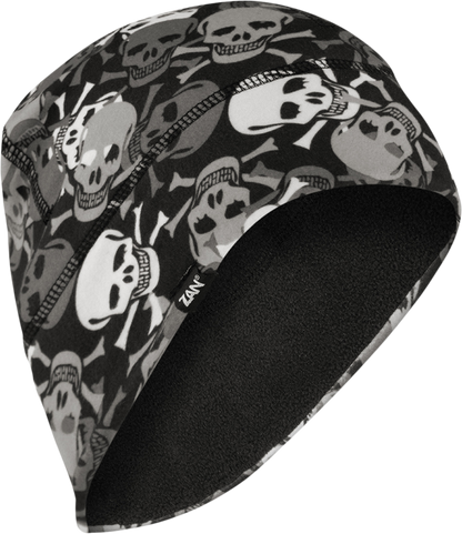 ZAN HEADGEAR SportFlex® Fleece Beanie - All Over Skull WHLF424
