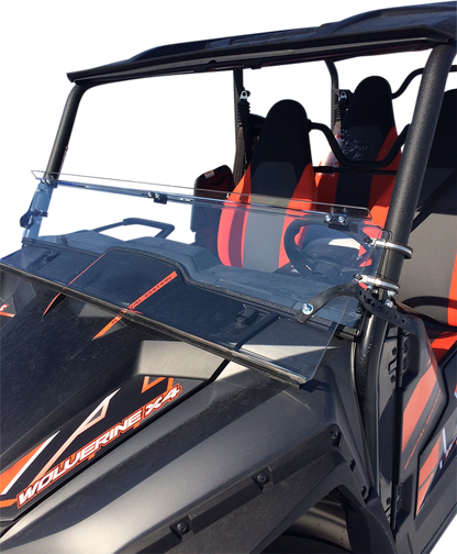 MOOSE OFFROAD Full Folding Windshield - Wolverine LEMA100-0042