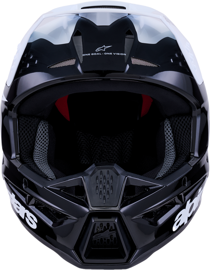 Sm3 Radium Helmet Blk/Wht/Gry Glossy Sm