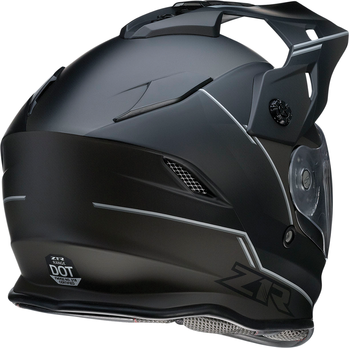 Z1R Range Snow Helmet - Bladestorm - Electric - Dual Pane - Black/White - XS 0101-14047
