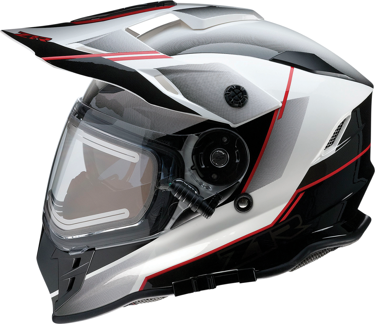 Z1R Range Snow Helmet - Bladestorm - Electric - Dual Pane - Black/Red/White - XL 0101-14057