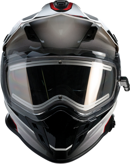 Z1R Range Snow Helmet - Bladestorm - Electric - Dual Pane - Black/Red/White - XS 0101-14053