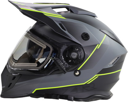 Z1R Range Snow Helmet - Bladestorm - Electric - Dual Pane - Gray/Black/Hi-Viz Yellow - Small 0101-14066
