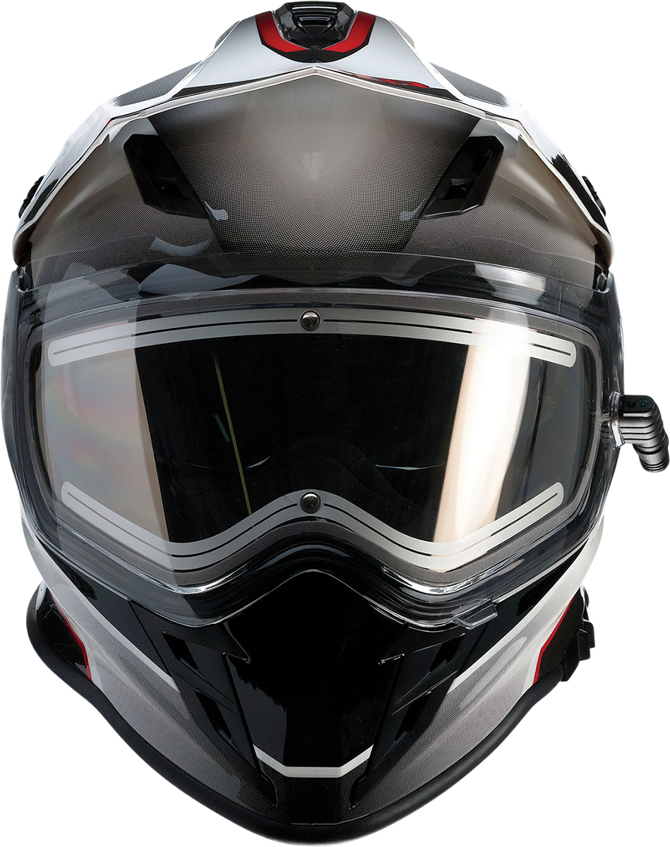 Z1R Range Snow Helmet - Bladestorm - Electric - Dual Pane - Black/Red/White - XL 0101-14057