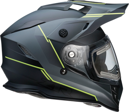 Z1R Range Snow Helmet - Bladestorm - Electric - Dual Pane - Gray/Black/Hi-Viz Yellow - Small 0101-14066