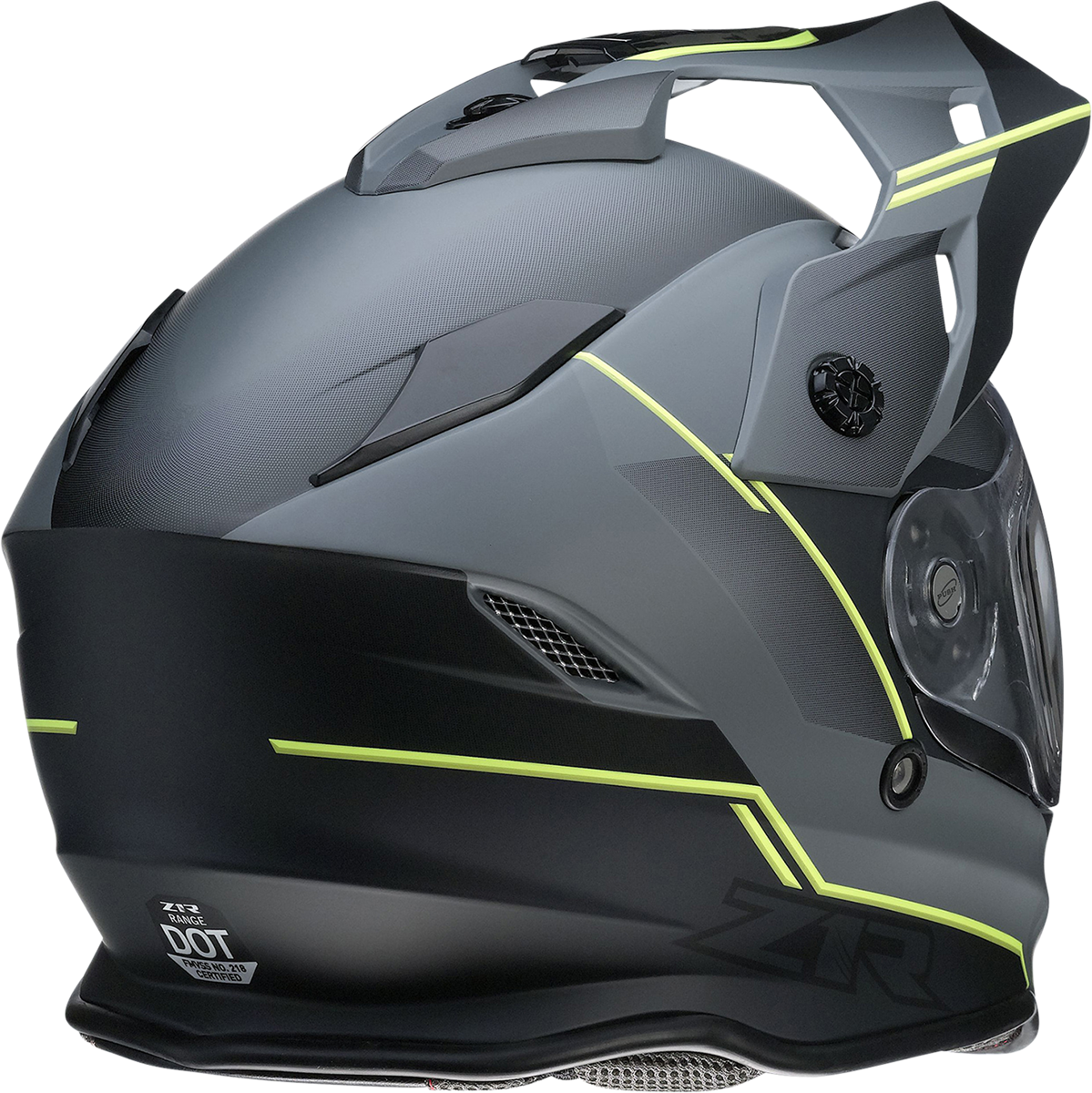 Z1R Range Snow Helmet - Bladestorm - Electric - Dual Pane - Gray/Black/Hi-Viz Yellow - Medium 0101-14067