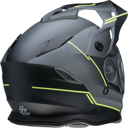Z1R Range Snow Helmet - Bladestorm - Electric - Dual Pane - Gray/Black/Hi-Viz Yellow - 2XL 0101-14070