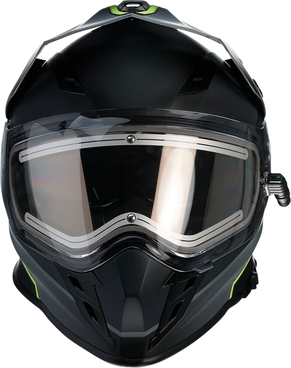 Z1R Range Snow Helmet - Bladestorm - Electric - Dual Pane - Gray/Black/Hi-Viz Yellow - Large 0101-14068