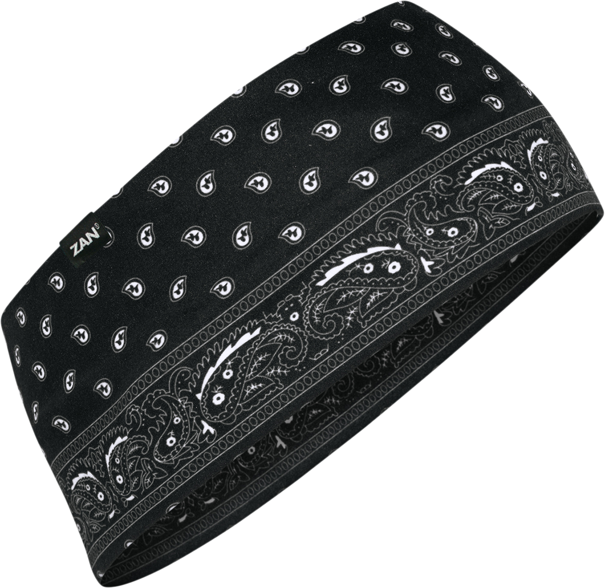 ZAN HEADGEAR SportFlex® Headband - Black Paisley HBL101