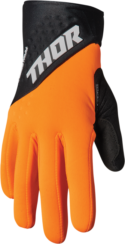 THOR Spectrum Cold Weather Gloves - Orange/Black - Large 3330-6749