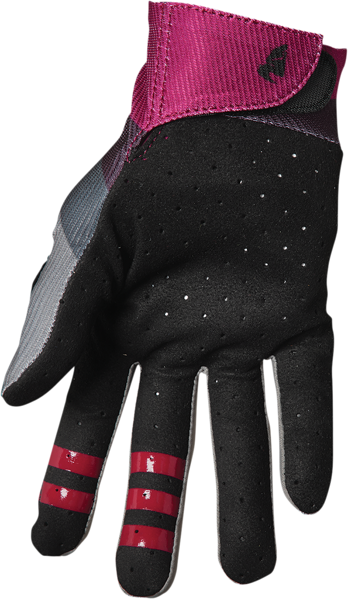 THOR Assist React Gloves - Gray/Purple - Large 3360-0065