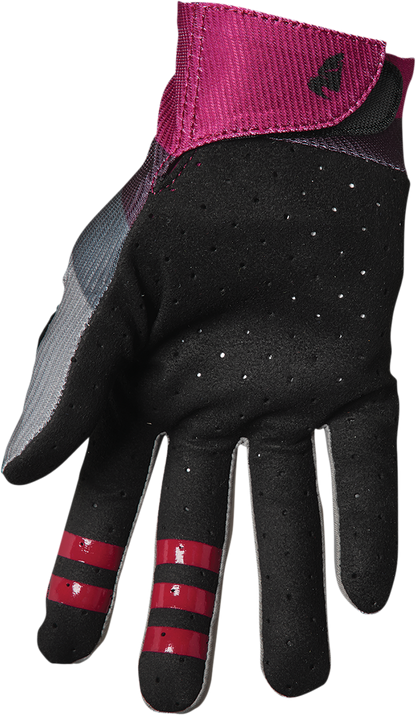 THOR Assist React Gloves - Gray/Purple - Medium 3360-0064