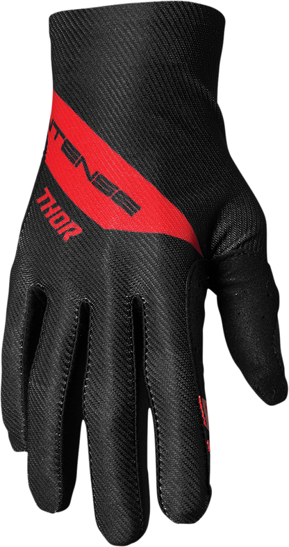 THOR Intense Assist Dart Gloves - Black/Red - Small 3360-0051