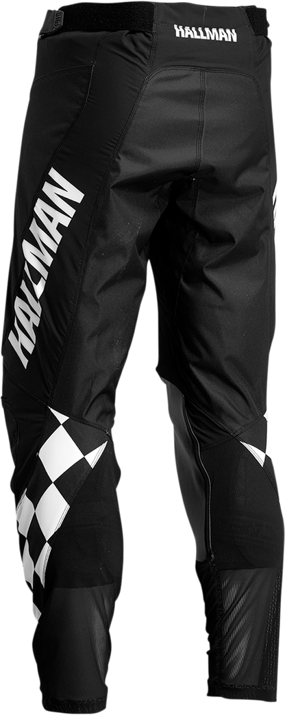 THOR Hallman Differ Cheq Pants - Black/White - US 30 2901-9517
