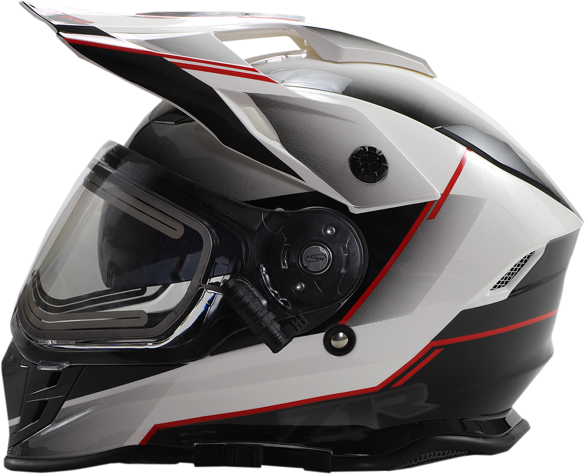 Z1R Range Snow Helmet - Bladestorm - Electric - Dual Pane - Black/Red/White - Medium 0101-14055
