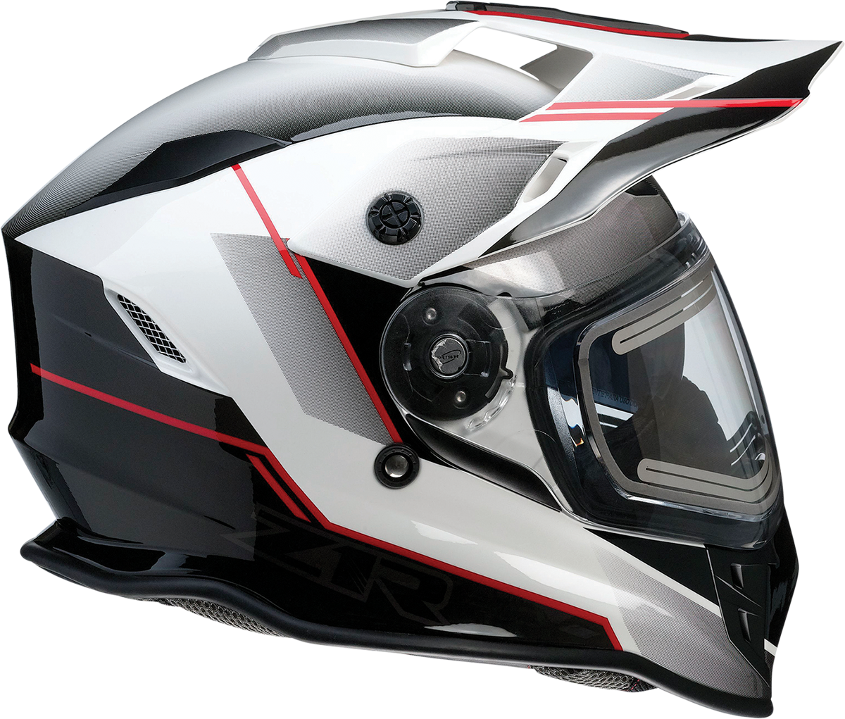 Z1R Range Snow Helmet - Bladestorm - Electric - Dual Pane - Black/Red/White - Medium 0101-14055