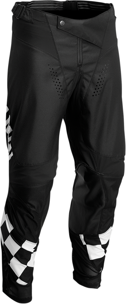 THOR Hallman Differ Cheq Pants - Black/White - US 36 2901-9520