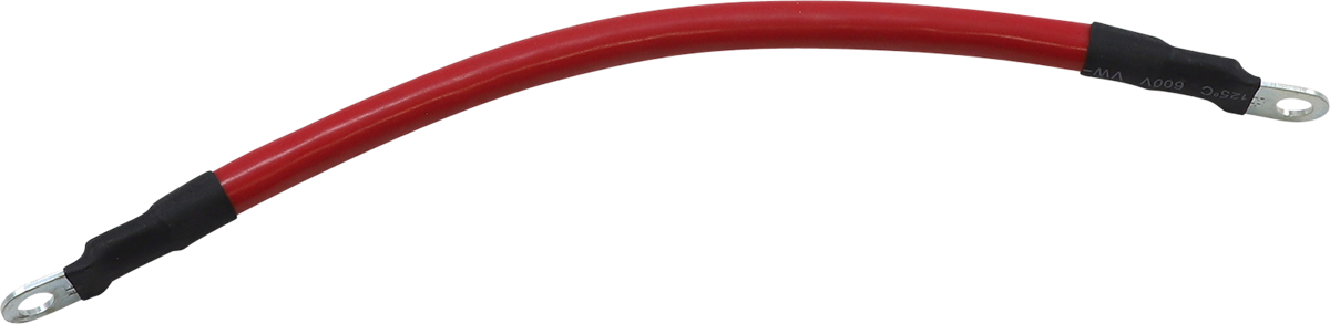 MOOSE OFFROAD Battery Cable - 8" - Red 680-6708