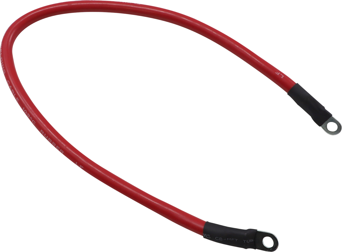 MOOSE OFFROAD Battery Cable - 18" - Red 680-6728