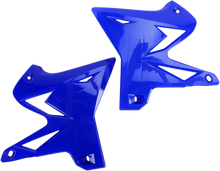 UFO Restyled Radiator Covers - Reflex Blue - YZ YA04834-089