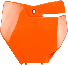 UFO Front Number Plate - Orange KT04063-127